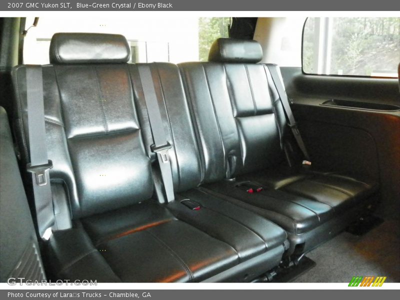 Blue-Green Crystal / Ebony Black 2007 GMC Yukon SLT