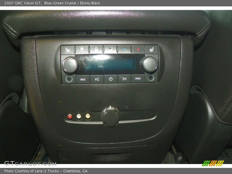 Blue-Green Crystal / Ebony Black 2007 GMC Yukon SLT