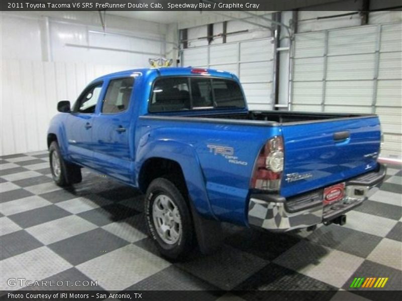 Speedway Blue / Graphite Gray 2011 Toyota Tacoma V6 SR5 PreRunner Double Cab