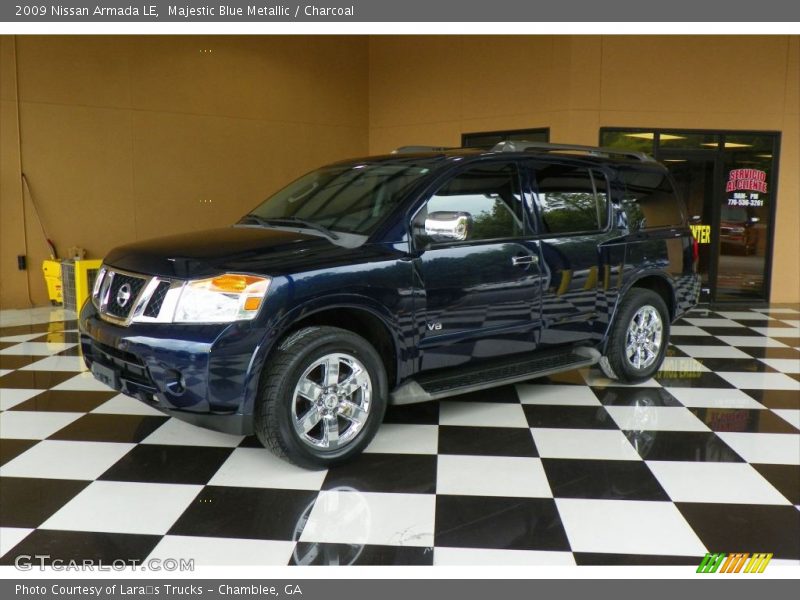 Majestic Blue Metallic / Charcoal 2009 Nissan Armada LE