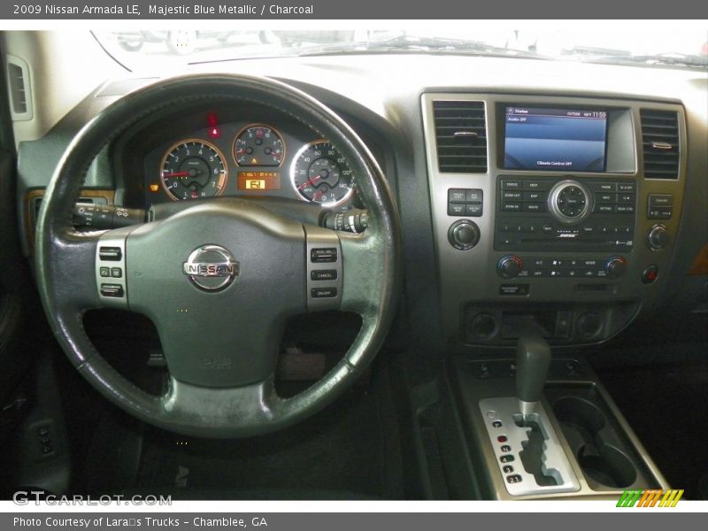 Majestic Blue Metallic / Charcoal 2009 Nissan Armada LE