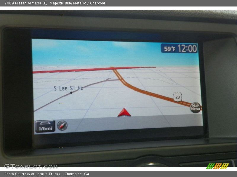 Majestic Blue Metallic / Charcoal 2009 Nissan Armada LE