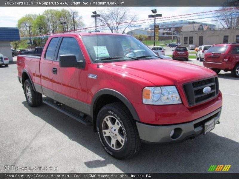 Bright Red / Medium/Dark Flint 2006 Ford F150 FX4 SuperCab 4x4