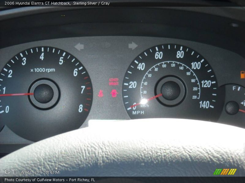 Sterling Silver / Gray 2006 Hyundai Elantra GT Hatchback