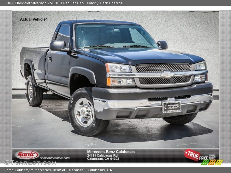 Black / Dark Charcoal 2004 Chevrolet Silverado 2500HD Regular Cab