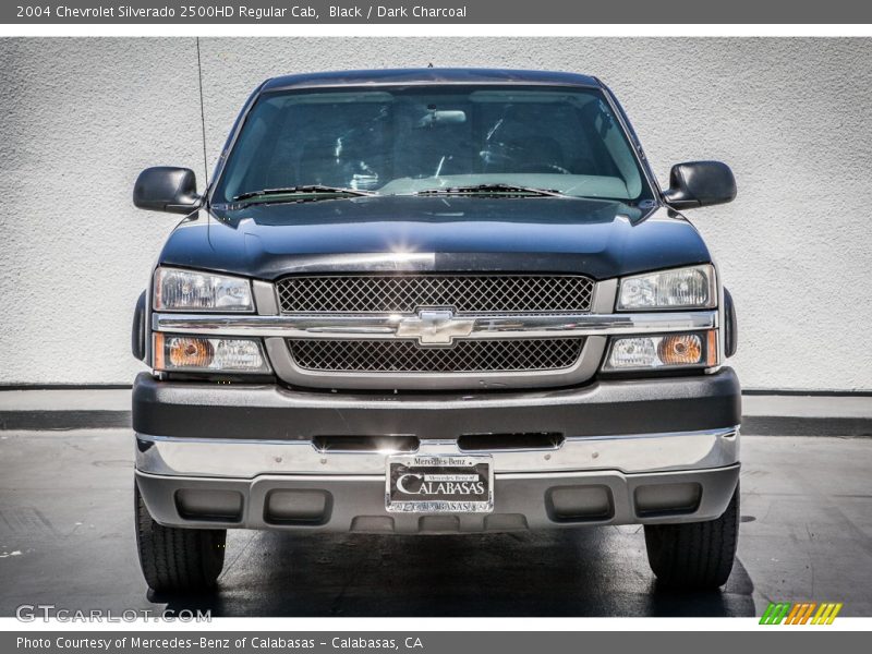 Black / Dark Charcoal 2004 Chevrolet Silverado 2500HD Regular Cab