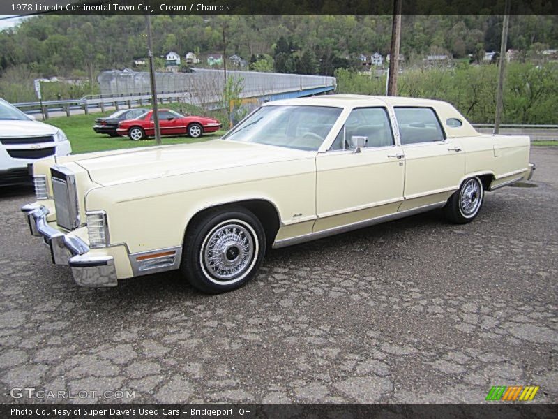 Front 3/4 View of 1978 Continental Town Car