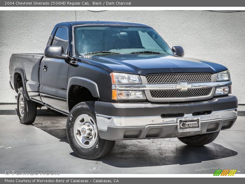 Black / Dark Charcoal 2004 Chevrolet Silverado 2500HD Regular Cab