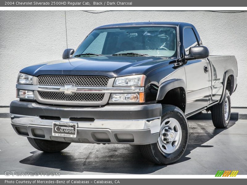Black / Dark Charcoal 2004 Chevrolet Silverado 2500HD Regular Cab