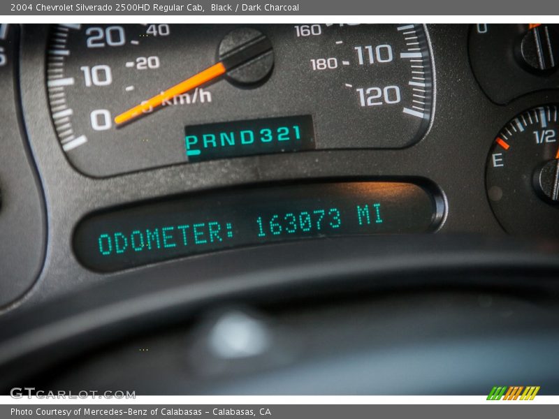 Black / Dark Charcoal 2004 Chevrolet Silverado 2500HD Regular Cab