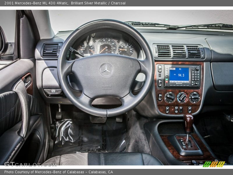 Brilliant Silver Metallic / Charcoal 2001 Mercedes-Benz ML 430 4Matic