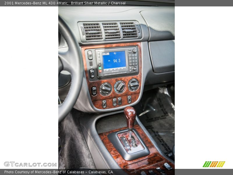 Brilliant Silver Metallic / Charcoal 2001 Mercedes-Benz ML 430 4Matic
