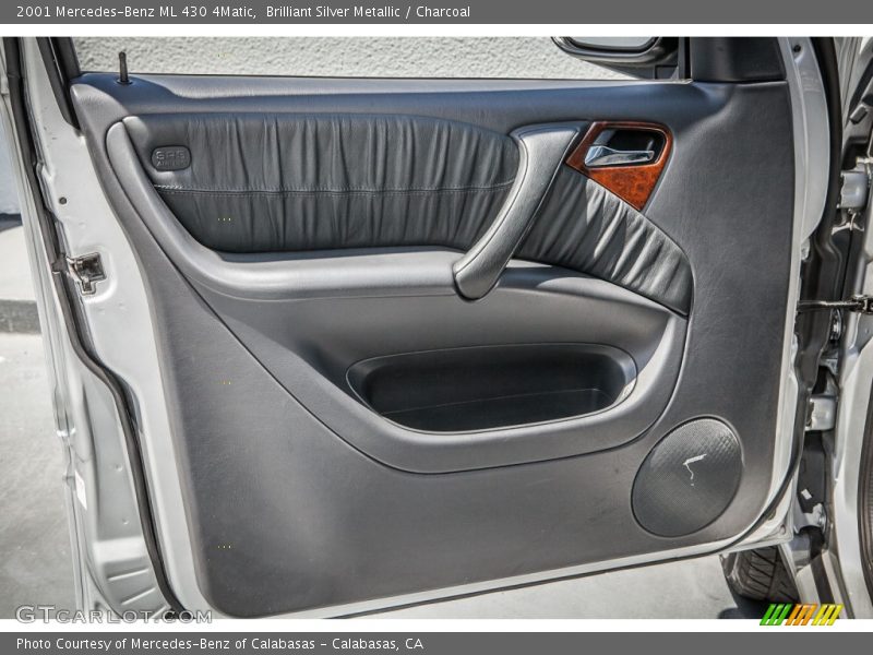 Brilliant Silver Metallic / Charcoal 2001 Mercedes-Benz ML 430 4Matic