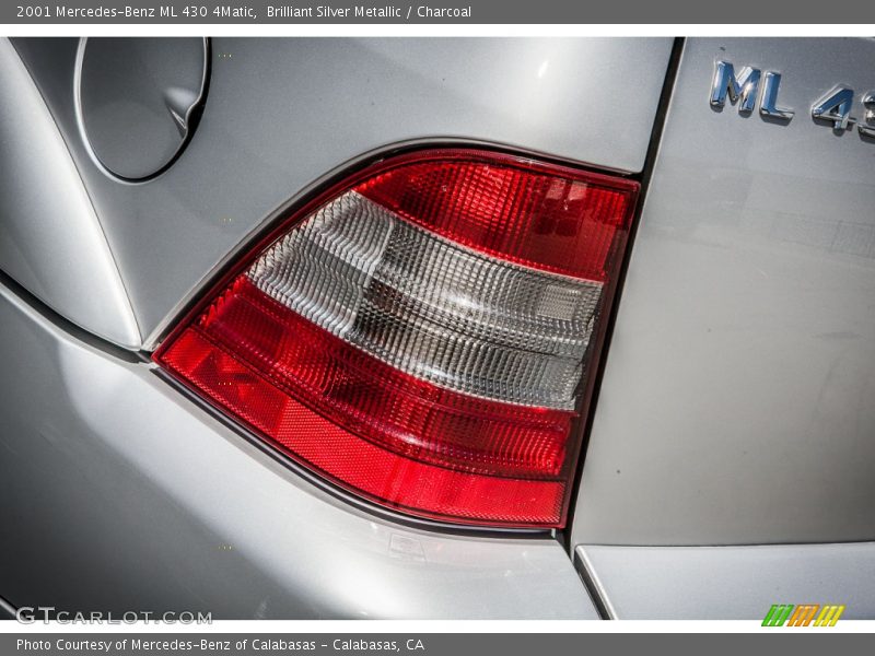 Brilliant Silver Metallic / Charcoal 2001 Mercedes-Benz ML 430 4Matic
