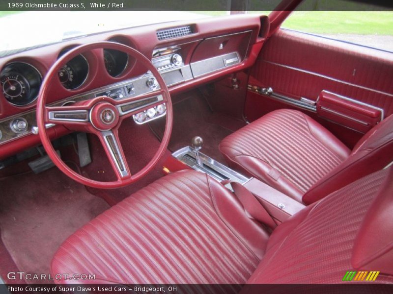 Red Interior - 1969 Cutlass S 