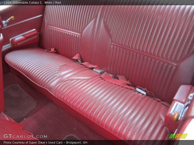 Rear Seat of 1969 Cutlass S