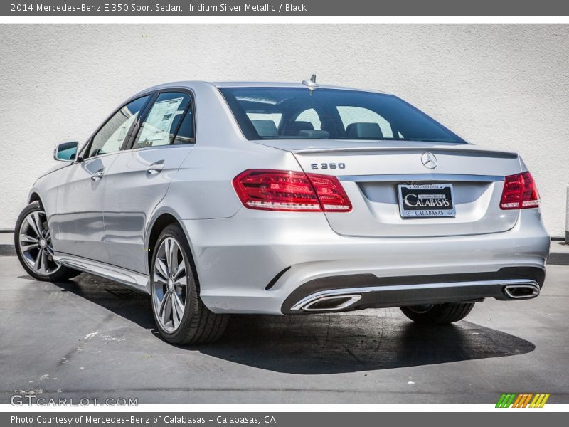 Iridium Silver Metallic / Black 2014 Mercedes-Benz E 350 Sport Sedan