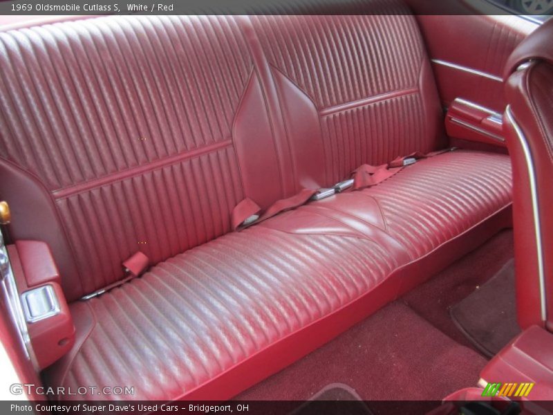 Rear Seat of 1969 Cutlass S