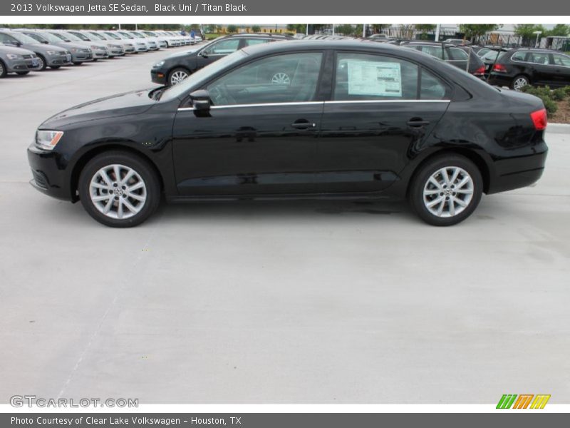 Black Uni / Titan Black 2013 Volkswagen Jetta SE Sedan
