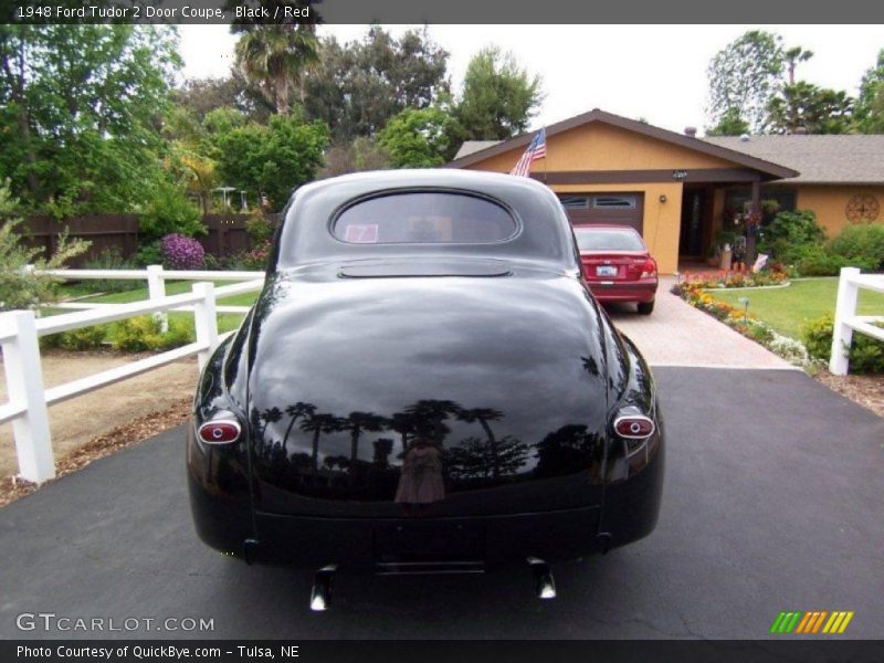 Black / Red 1948 Ford Tudor 2 Door Coupe