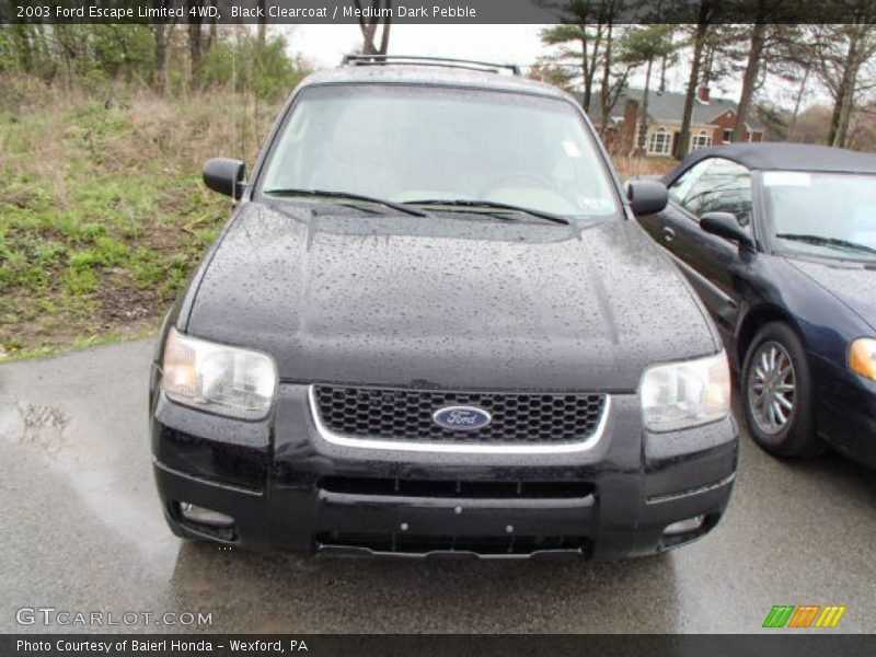Black Clearcoat / Medium Dark Pebble 2003 Ford Escape Limited 4WD