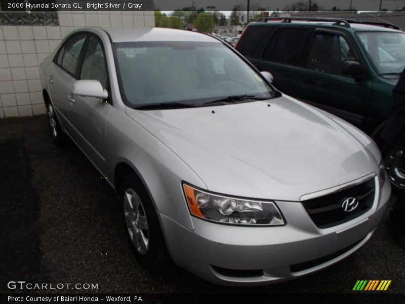 Bright Silver / Gray 2006 Hyundai Sonata GL