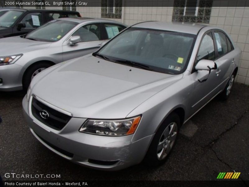 Bright Silver / Gray 2006 Hyundai Sonata GL