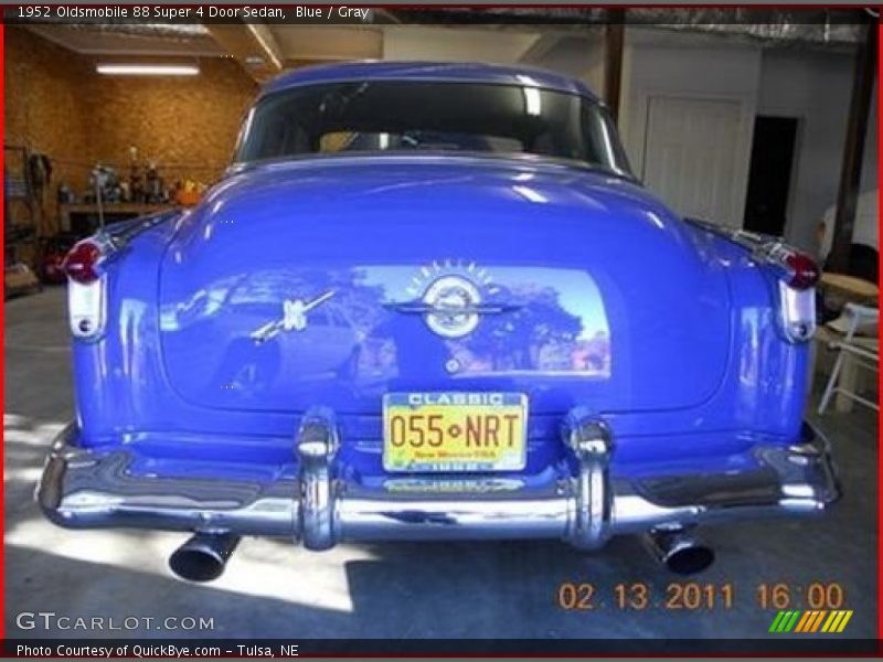 Blue / Gray 1952 Oldsmobile 88 Super 4 Door Sedan