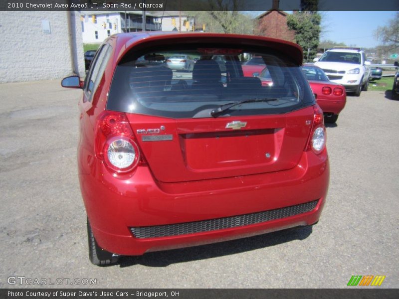 Sport Red / Charcoal 2010 Chevrolet Aveo Aveo5 LT