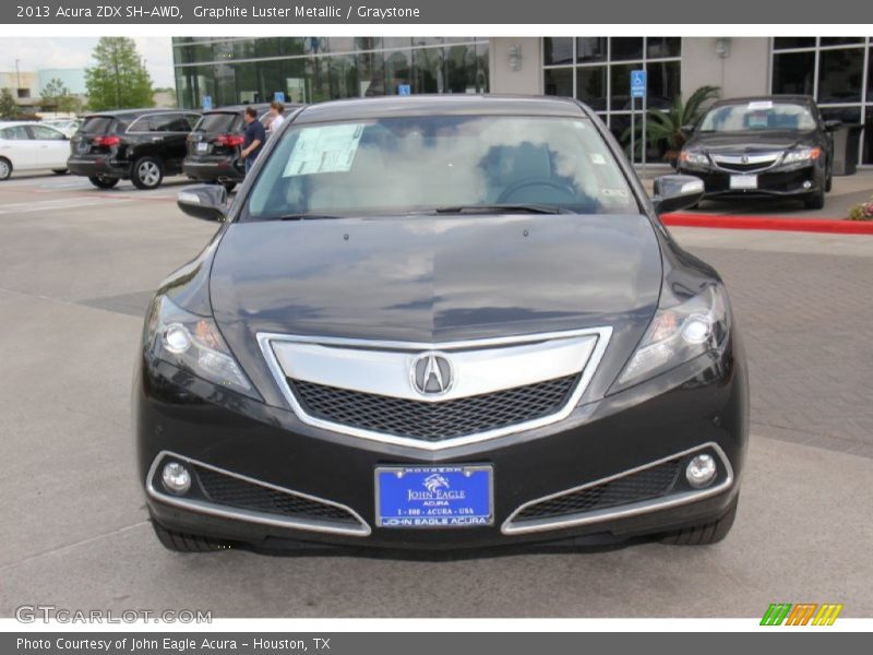 Graphite Luster Metallic / Graystone 2013 Acura ZDX SH-AWD