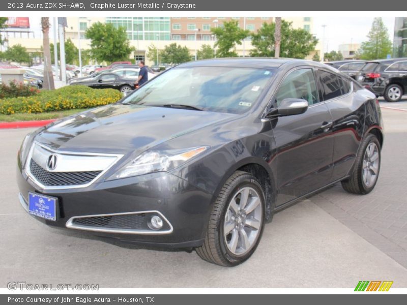 Graphite Luster Metallic / Graystone 2013 Acura ZDX SH-AWD