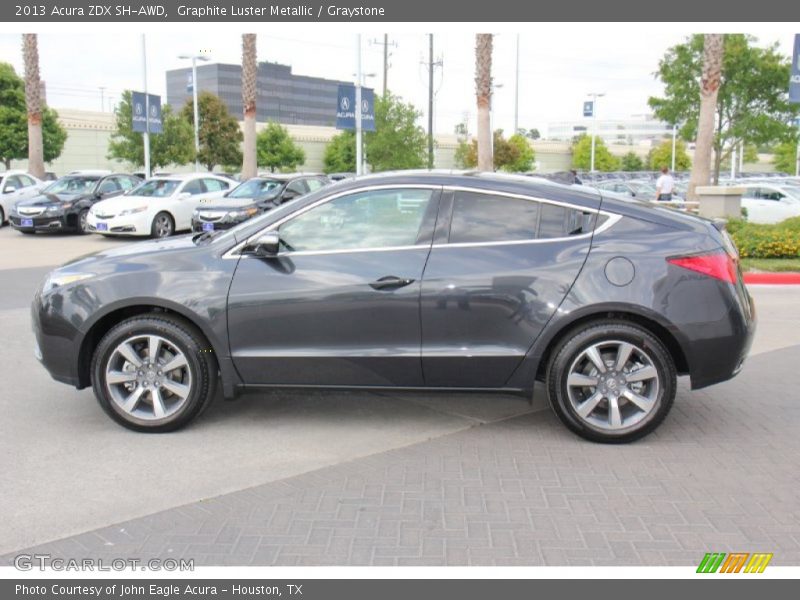 Graphite Luster Metallic / Graystone 2013 Acura ZDX SH-AWD