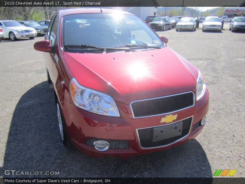 Sport Red / Charcoal 2010 Chevrolet Aveo Aveo5 LT