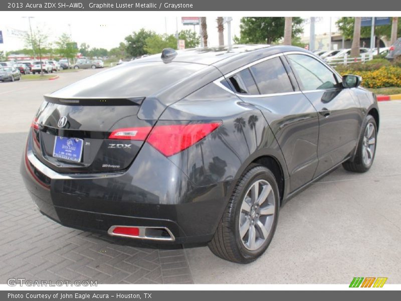 Graphite Luster Metallic / Graystone 2013 Acura ZDX SH-AWD