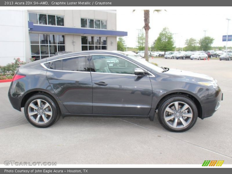 Graphite Luster Metallic / Graystone 2013 Acura ZDX SH-AWD