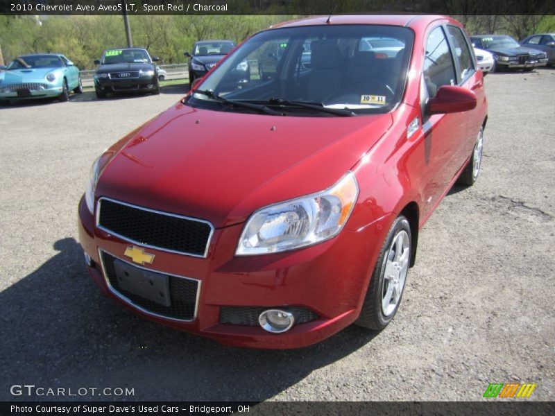 Sport Red / Charcoal 2010 Chevrolet Aveo Aveo5 LT