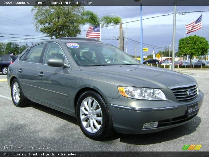 Sage Green Metallic / Beige 2006 Hyundai Azera Limited