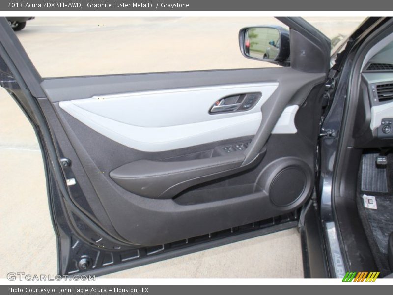 Graphite Luster Metallic / Graystone 2013 Acura ZDX SH-AWD