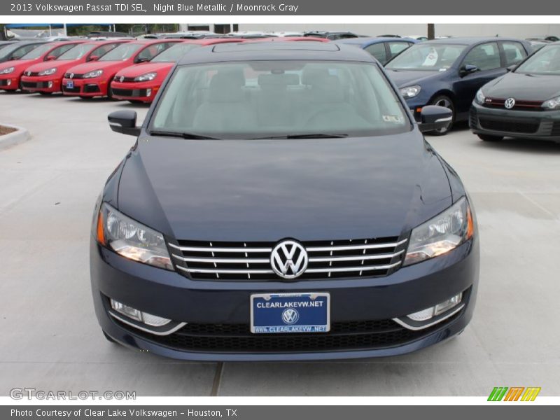 Night Blue Metallic / Moonrock Gray 2013 Volkswagen Passat TDI SEL