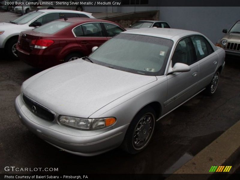 Sterling Silver Metallic / Medium Gray 2000 Buick Century Limited