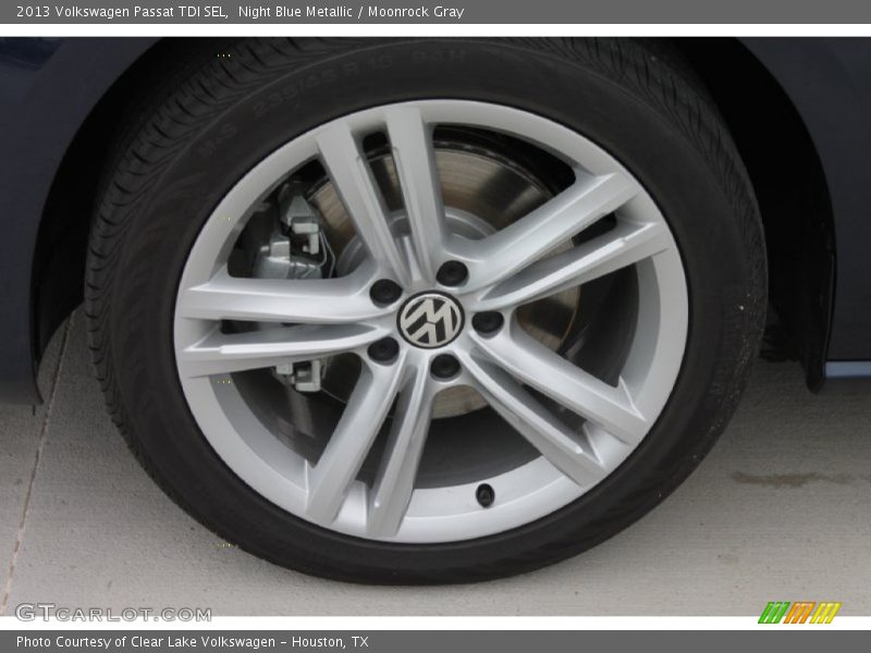 Night Blue Metallic / Moonrock Gray 2013 Volkswagen Passat TDI SEL