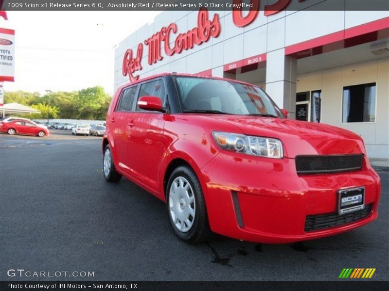 Absolutely Red / Release Series 6.0 Dark Gray/Red 2009 Scion xB Release Series 6.0