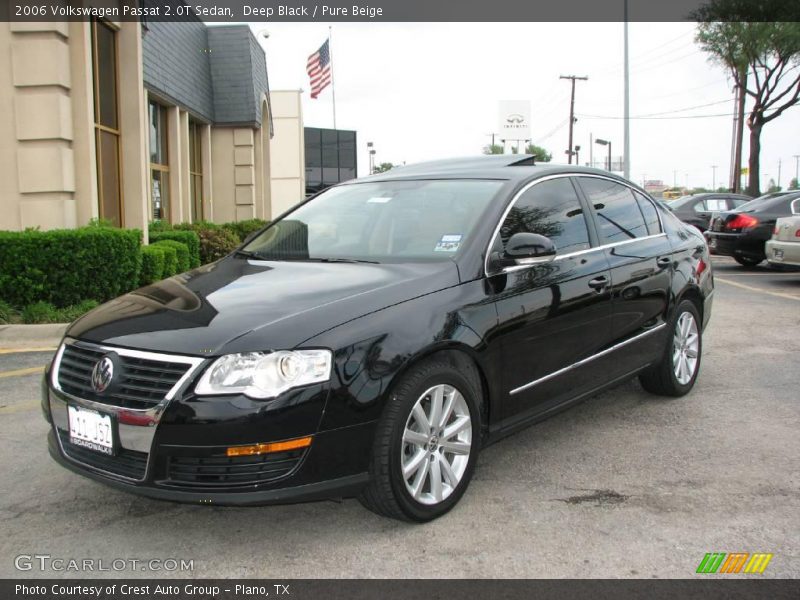 Deep Black / Pure Beige 2006 Volkswagen Passat 2.0T Sedan