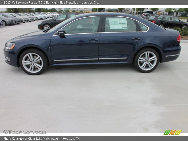 Night Blue Metallic / Moonrock Gray 2013 Volkswagen Passat TDI SEL