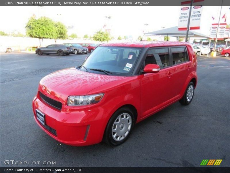Absolutely Red / Release Series 6.0 Dark Gray/Red 2009 Scion xB Release Series 6.0