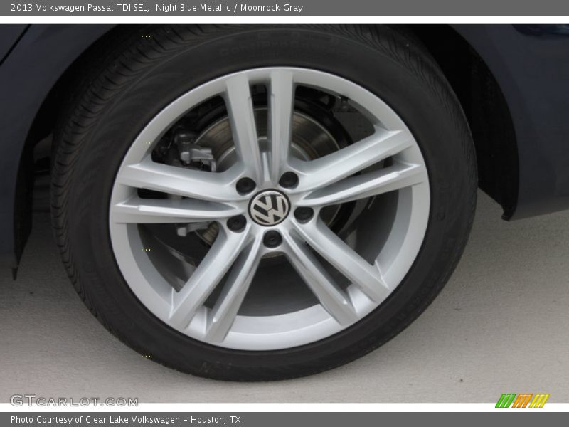 Night Blue Metallic / Moonrock Gray 2013 Volkswagen Passat TDI SEL