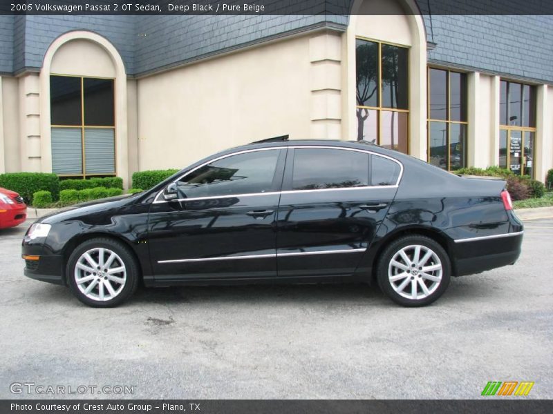 Deep Black / Pure Beige 2006 Volkswagen Passat 2.0T Sedan