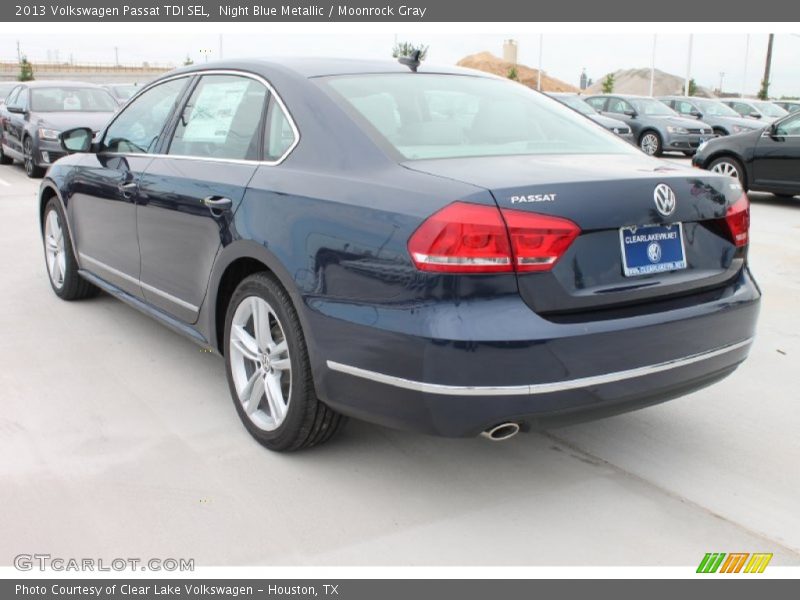 Night Blue Metallic / Moonrock Gray 2013 Volkswagen Passat TDI SEL