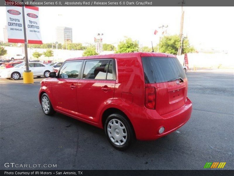 Absolutely Red / Release Series 6.0 Dark Gray/Red 2009 Scion xB Release Series 6.0