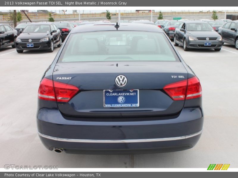 Night Blue Metallic / Moonrock Gray 2013 Volkswagen Passat TDI SEL